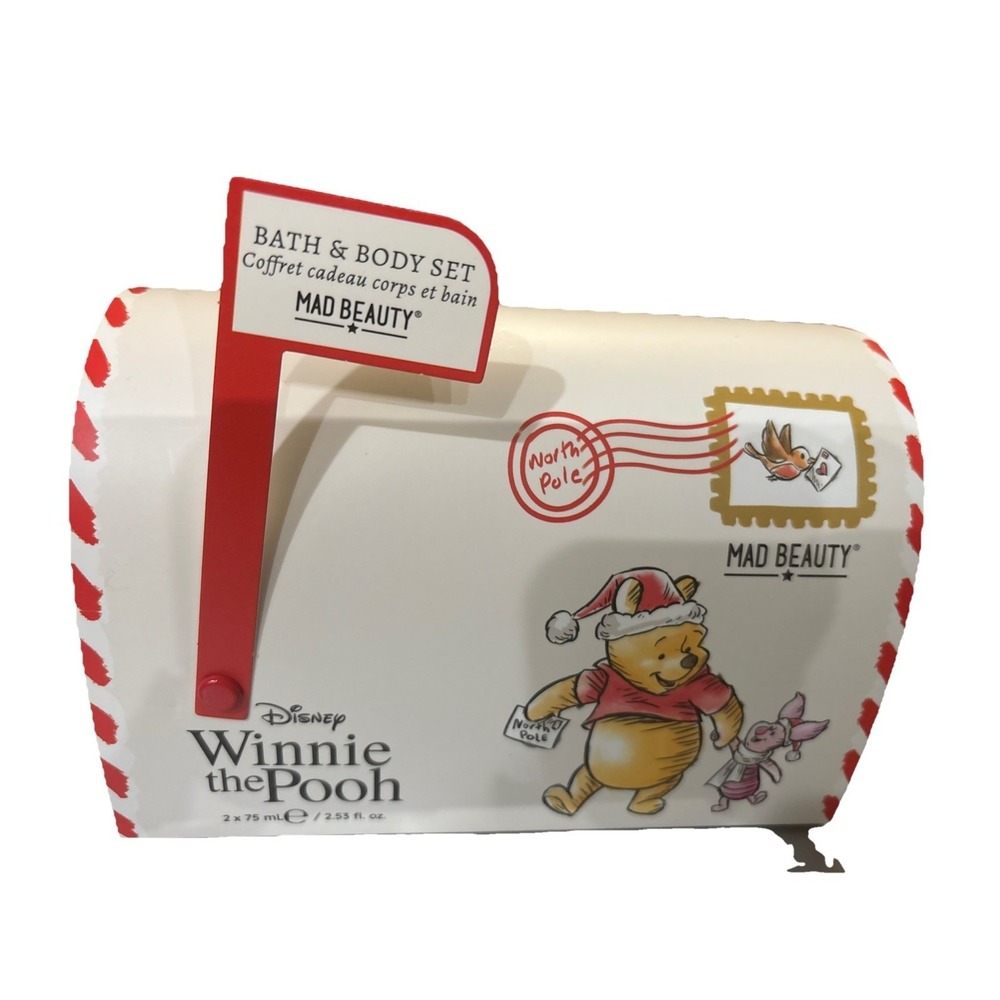 New Mad Beauty Disney Winnie The Pooh Bath And Body Set holiday gift